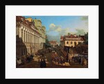 Miodowa Street in Warsaw, 1777 by Anonymous