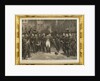 Napoleons farewell to the Imperial Guard in the courtyard of the Palace of Fontainebleau by Anonymous
