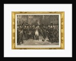 Napoleons farewell to the Imperial Guard in the courtyard of the Palace of Fontainebleau by Anonymous