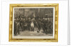 Napoleons farewell to the Imperial Guard in the courtyard of the Palace of Fontainebleau by Anonymous