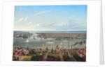 New York seen from Long Island, 1854 by Anonymous