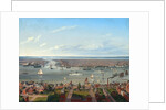 New York seen from Long Island, 1854 by Anonymous