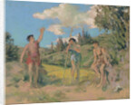 Nos patriam fugimus (Tityrus and Meliboeus), c. 1914 by Anonymous