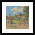 Nos patriam fugimus (Tityrus and Meliboeus), c. 1914 by Anonymous