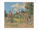 Nos patriam fugimus (Tityrus and Meliboeus), c. 1914 by Anonymous
