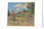 Nos patriam fugimus (Tityrus and Meliboeus), c. 1914 by Anonymous