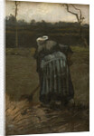 Peasant Woman Digging, 1885 by Anonymous