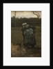 Peasant Woman Digging, 1885 by Anonymous