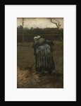 Peasant Woman Digging, 1885 by Anonymous