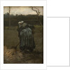 Peasant Woman Digging, 1885 by Anonymous