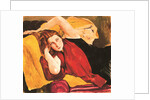 Portrait of a girl with red scarf, 1926 by Anonymous