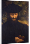 Portrait of a reading man, ca 1522 by Anonymous