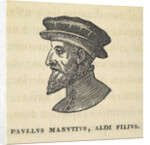 Portrait of Aldus Pius Manutius, 16th century by Anonymous