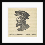 Portrait of Aldus Pius Manutius, 16th century by Anonymous