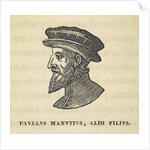 Portrait of Aldus Pius Manutius, 16th century by Anonymous