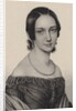 Portrait of Clara Schumann, 1838 by Anonymous