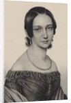 Portrait of Clara Schumann, 1838 by Anonymous