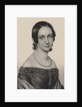 Portrait of Clara Schumann, 1838 by Anonymous
