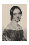 Portrait of Clara Schumann, 1838 by Anonymous