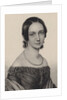 Portrait of Clara Schumann, 1838 by Anonymous