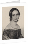 Portrait of Clara Schumann, 1838 by Anonymous