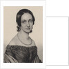 Portrait of Clara Schumann, 1838 by Anonymous