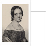 Portrait of Clara Schumann, 1838 by Anonymous