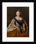 Portrait of Empress Elizabeth of Russia, Mid of the 18th cen by Anonymous