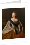 Portrait of Empress Elizabeth of Russia, Mid of the 18th cen by Anonymous