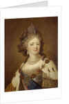 Portrait of Empress Maria Feodorovna (Sophie Dorothea of Württemberg) by Anonymous