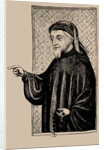 Portrait of Geoffrey Chaucer, by Anonymous