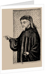 Portrait of Geoffrey Chaucer, by Anonymous