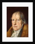 Portrait of Georg Wilhelm Friedrich Hegel, 1831 by Anonymous