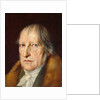 Portrait of Georg Wilhelm Friedrich Hegel, 1831 by Anonymous