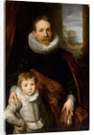 Portrait of Jean Richardot and his son, c. 1618 by Anonymous