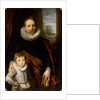 Portrait of Jean Richardot and his son, c. 1618 by Anonymous