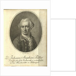 Portrait of Johann Stephan Pütter, 1794 by Anonymous