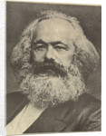 Portrait of Karl Marx, by Anonymous