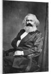 Portrait of Karl Marx, before 1875 by Anonymous