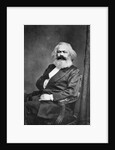 Portrait of Karl Marx, before 1875 by Anonymous