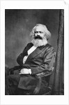 Portrait of Karl Marx, before 1875 by Anonymous
