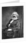 Portrait of Karl Marx, before 1875 by Anonymous
