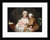Portrait of Marc-Etienne Quatremère and His Family, 1780 by Anonymous