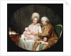 Portrait of Marc-Etienne Quatremère and His Family, 1780 by Anonymous