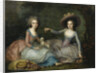 Portrait of Marie Antoinette and Princess of Lamballe, ca 1770 by Anonymous