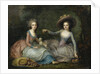 Portrait of Marie Antoinette and Princess of Lamballe, ca 1770 by Anonymous