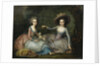 Portrait of Marie Antoinette and Princess of Lamballe, ca 1770 by Anonymous