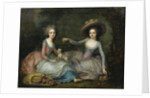 Portrait of Marie Antoinette and Princess of Lamballe, ca 1770 by Anonymous