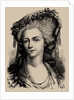 Portrait of Marie Louise of Savoy, Princess of Lamballe, 1889 by Anonymous