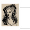 Portrait of Marie Louise of Savoy, Princess of Lamballe, 1889 by Anonymous